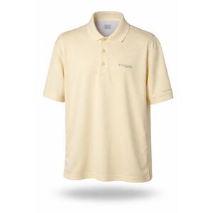 COLUMBIA PFG VENTED BACK FISHING SHIRT Polo Yellow Size Men’s Medium Omni-Shade